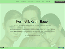 Tablet Screenshot of kosmekaba.de